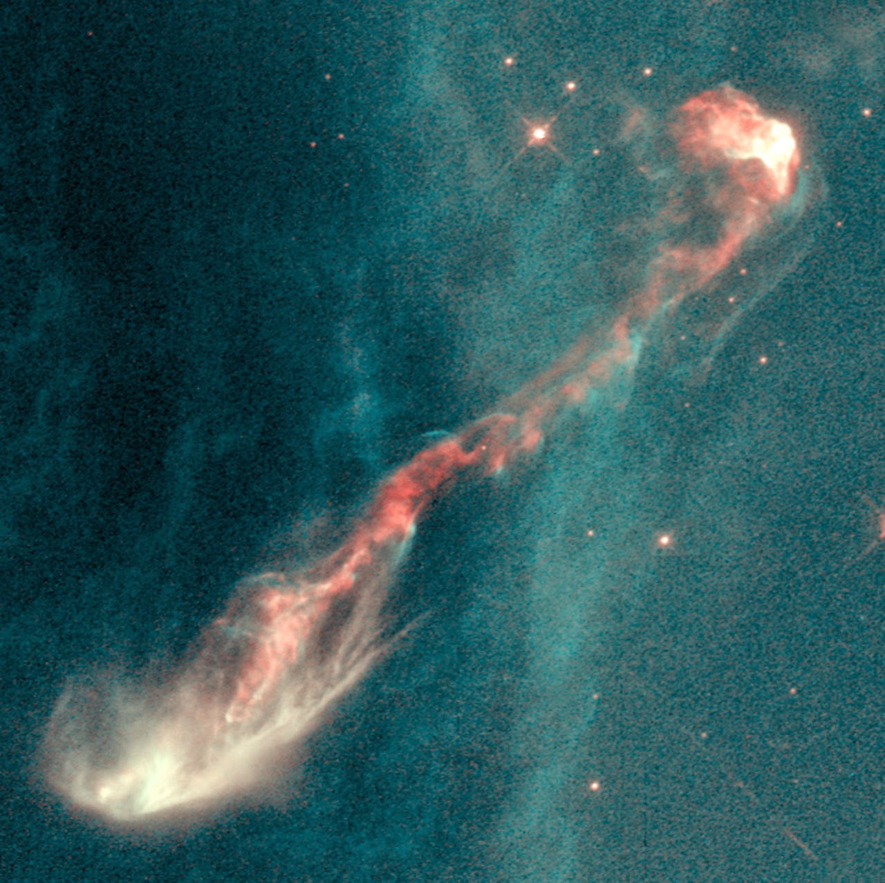 Jet stellaire capturé par le télescope Hubble